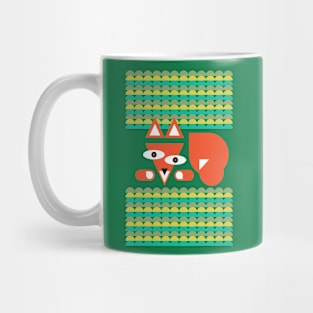 fox in the meadow Mug